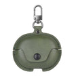 For Huawei FreeBuds Pro Business Leather Earphone Protective Case with Hook(Green) - Huawei Earphone Case by PMC TechLife | Online Shopping South Africa | PMC TechLife
