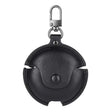 For Huawei FreeBuds 4i / 5i Business Leather Earphone Protective Case with Hook(Black) - Huawei Earphone Case by PMC TechLife | Online Shopping South Africa | PMC TechLife | Buy Now Pay Later Mobicred