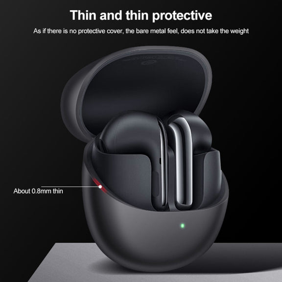 For Xiaomi Buds 4 Bluetooth Earphone Silicone Protective Case(Dark Blue)