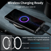 For Samsung Galaxy S23 Ultra 5G MagSafe Magnetic Frosted Metal Phone Case(Black)