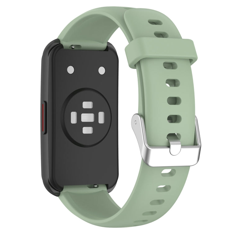 For Keep Band B5 / B4 / B4 Lite 16mm Glossy Surface Silicone Watch Band(Glacier Green)
