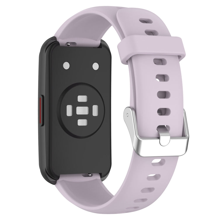For Keep Band B5 / B4 / B4 Lite 16mm Glossy Surface Silicone Watch Band(Purple)