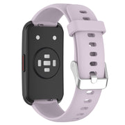 For Keep Band B5 / B4 / B4 Lite 16mm Glossy Surface Silicone Watch Band(Purple)