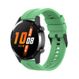For Huawei Watch 3 Pro New 20mm Silicone Black Buckle Watch Band(Mint Green)