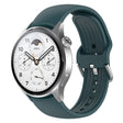 For Xiaomi Watch S2 22mm Solid Color Silicone Watch Band(Pine Green)