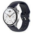 For Xiaomi Watch S2 22mm Solid Color Silicone Watch Band(Ink Blue)