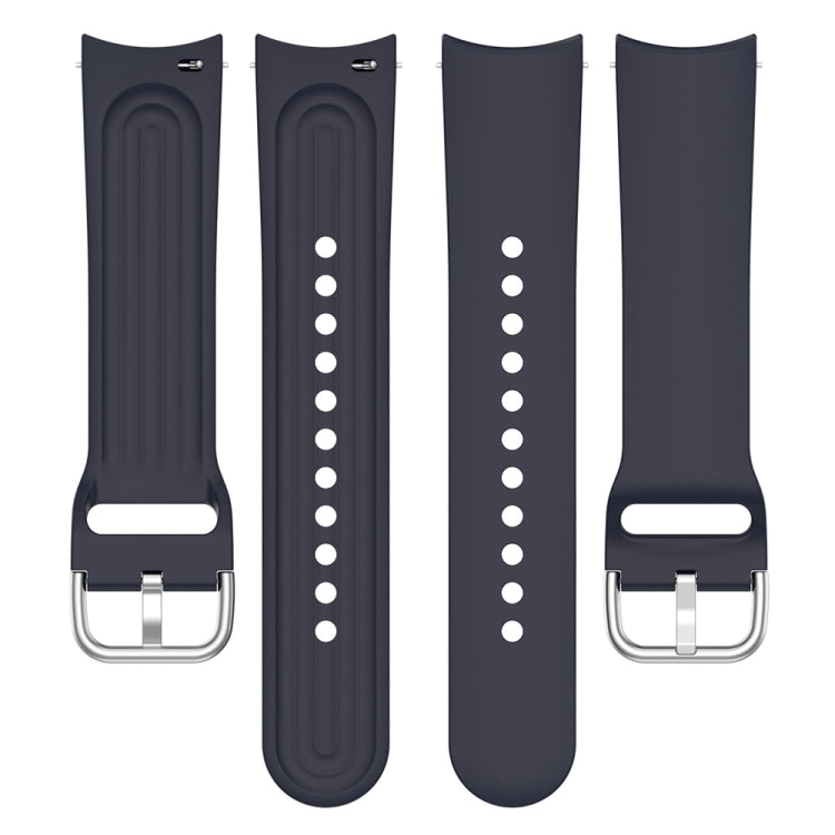 For Xiaomi Watch S2 22mm Solid Color Silicone Watch Band(Ink Blue)