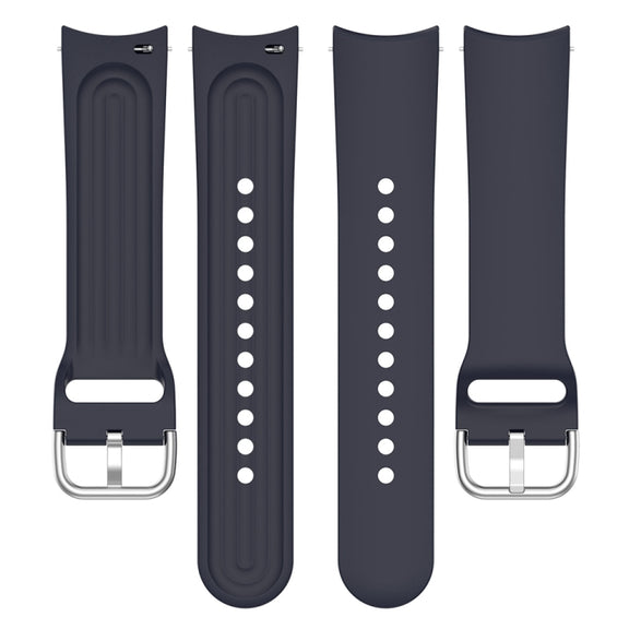 For Xiaomi Watch S2 22mm Solid Color Silicone Watch Band(Ink Blue)
