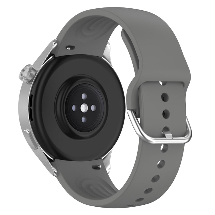 For Xiaomi Watch S2 22mm Solid Color Silicone Watch Band(Grey)