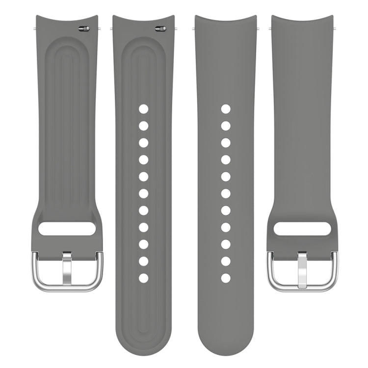 For Xiaomi Watch S2 22mm Solid Color Silicone Watch Band(Grey)