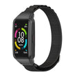 For Huawei Band 7 / 7 NFC MIJOBS Nylon Breathable Watch Band(Black) - Watch Bands by MIJOBS