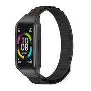 For Huawei Band 7 / 7 NFC MIJOBS Nylon Breathable Watch Band(Black) - Watch Bands by MIJOBS