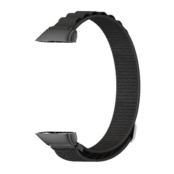 For Huawei Band 7 / 7 NFC MIJOBS Nylon Breathable Watch Band(Black) - Watch Bands by MIJOBS