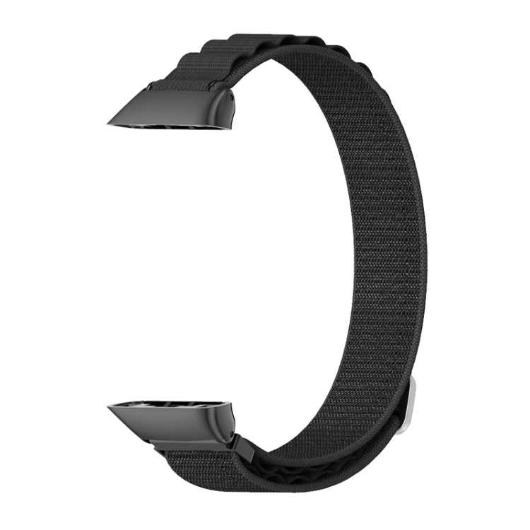 For Huawei Band 7 / 7 NFC MIJOBS Nylon Breathable Watch Band(Black) - Watch Bands by MIJOBS