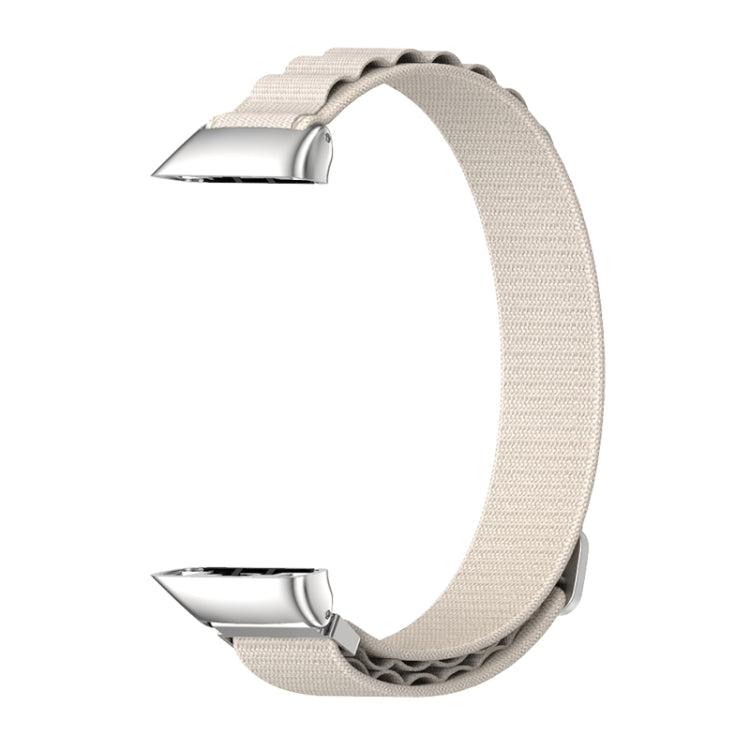 For Huawei Band 7 / 7 NFC MIJOBS Nylon Breathable Watch Band(Grey Silver)