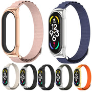 For Xiaomi Mi Band 6 / 5 / 4 / 3 MIJOBS CS Nylon Breathable Watch Band(Pink Rose Gold)