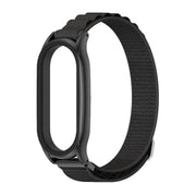 For Xiaomi Mi Band 7 / 7 NFC MIJOBS PLUS Nylon Breathable Watch Band(Black) - Watch Bands by MIJOBS