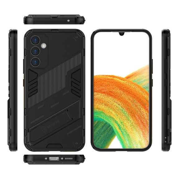 For Samsung Galaxy A34 5G Punk Armor 2 in 1 PC + TPU Phone Case(Black)