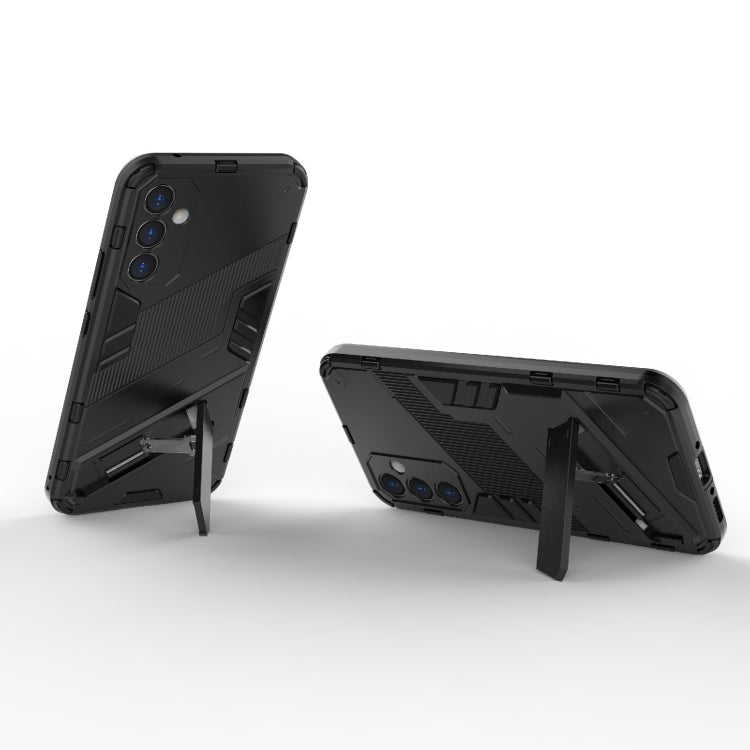 For Samsung Galaxy A34 5G Punk Armor 2 in 1 PC + TPU Phone Case(Black)