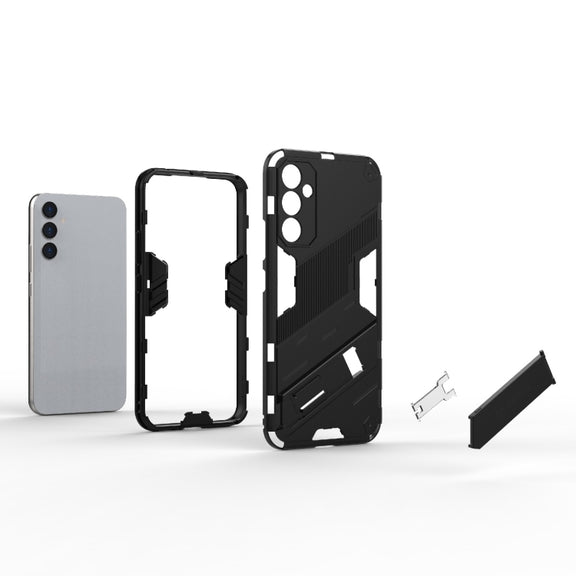 For Samsung Galaxy A34 5G Punk Armor 2 in 1 PC + TPU Phone Case(Black)