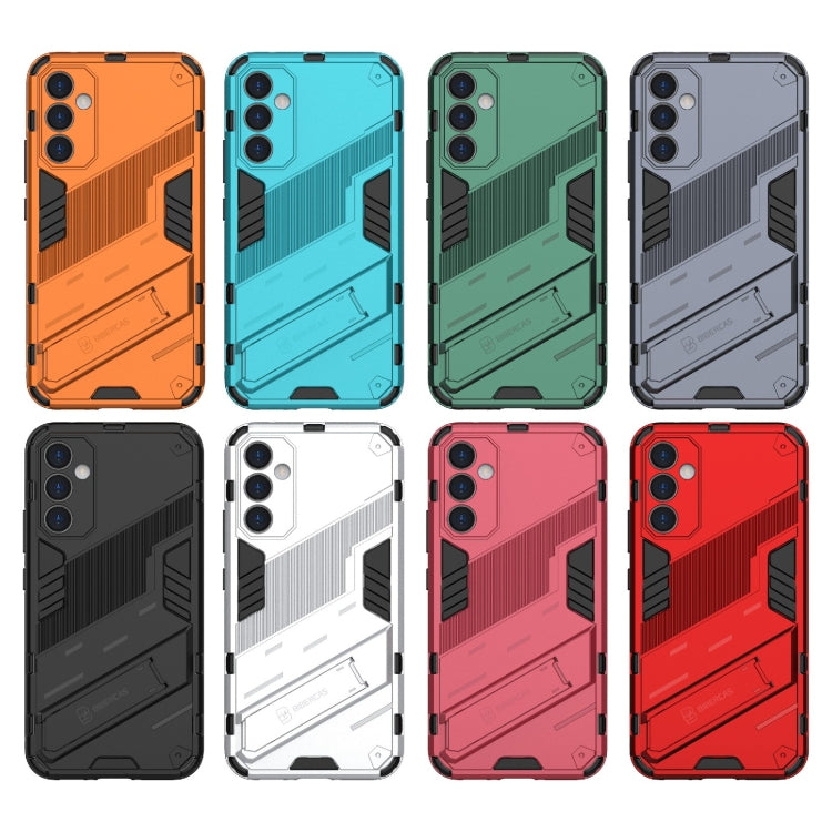 For Samsung Galaxy A34 5G Punk Armor 2 in 1 PC + TPU Phone Case(Black)