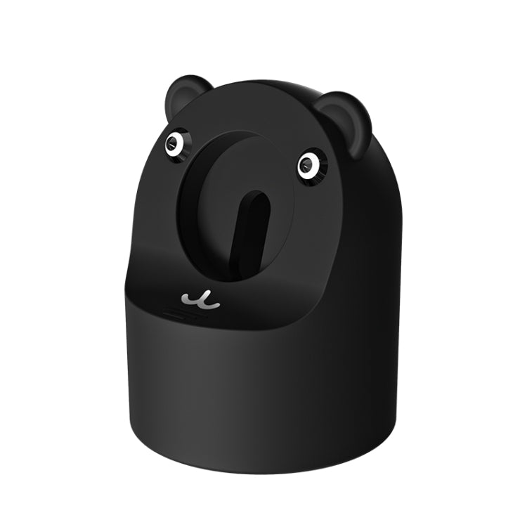 For Apple Watch Smart Watch Silicone Charging Holder without Charger(Black)