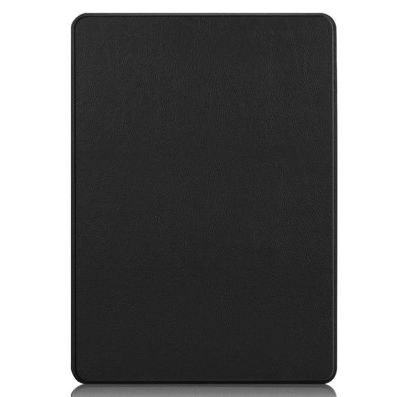 For Microsoft Surface Pro 9 Custer Pure Color Holder Leather Tablet Case(Black)