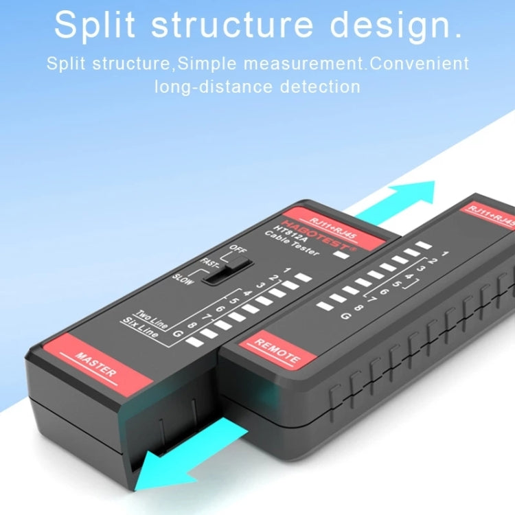 HABOTEST HT812A 2 in 1 Telephone Line Network Line Tester