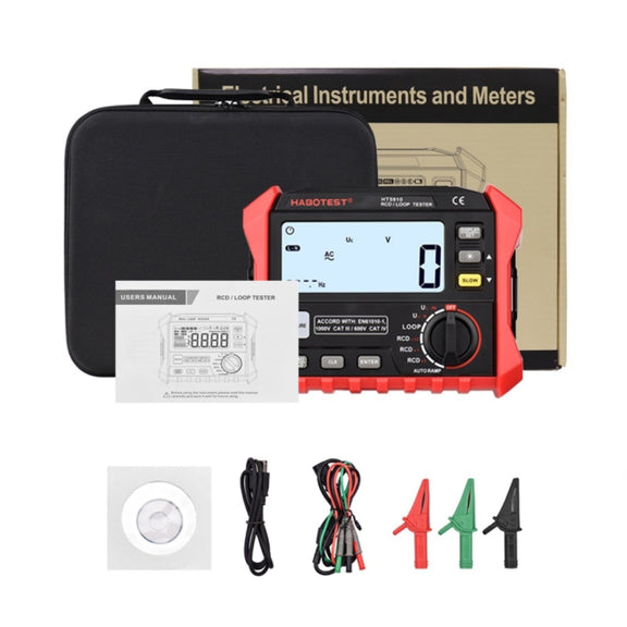 HABOTEST HT5910 Leakage Switch & Loop Resistance Tester