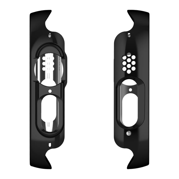 For Apple Watch Ultra 2 / Ultra 49mm Plating Gloss PC Tempered Glass Integral Watch Case(Black)