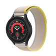 Compatible with Garmin Compatible witherunner 255 / 745 Loop Nylon Watch Band(Beige White)
