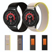 Compatible with Garmin Compatible witherunner 255 / 745 Loop Nylon Watch Band(Beige White)