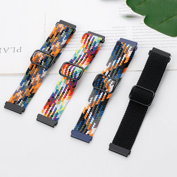 For Google Pixel Watch Buckle Nylon Braided Watch Band(Gray)
