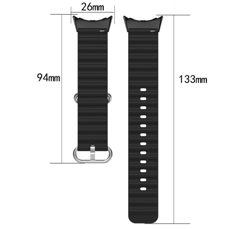 For Google Pixel Watch Ocean Silicone Watch Band(Mint Green)