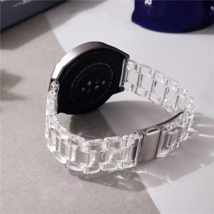 For Google Pixel Watch Three-beads Resin Watch Band(Face Red)