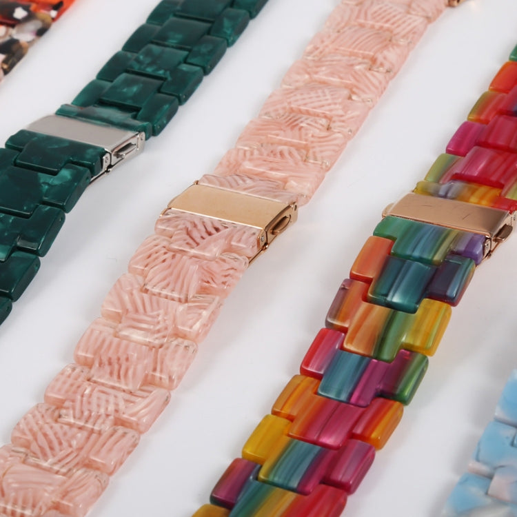 For Google Pixel Watch Three-beads Resin Watch Band(Hawksbill)