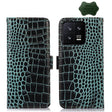For Xiaomi 13 Crocodile Top Layer Cowhide Leather Phone Case(Green) - 13 Cases by PMC TechLife | Online Shopping South Africa | PMC TechLife