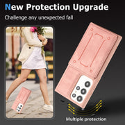 For Samsung Galaxy S21 Ultra 5G Dream Magnetic Back Cover Card Wallet Phone Case(Pink)