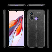 For Xiaomi Redmi 12C Litchi Texture Shockproof TPU Phone Case(Black)