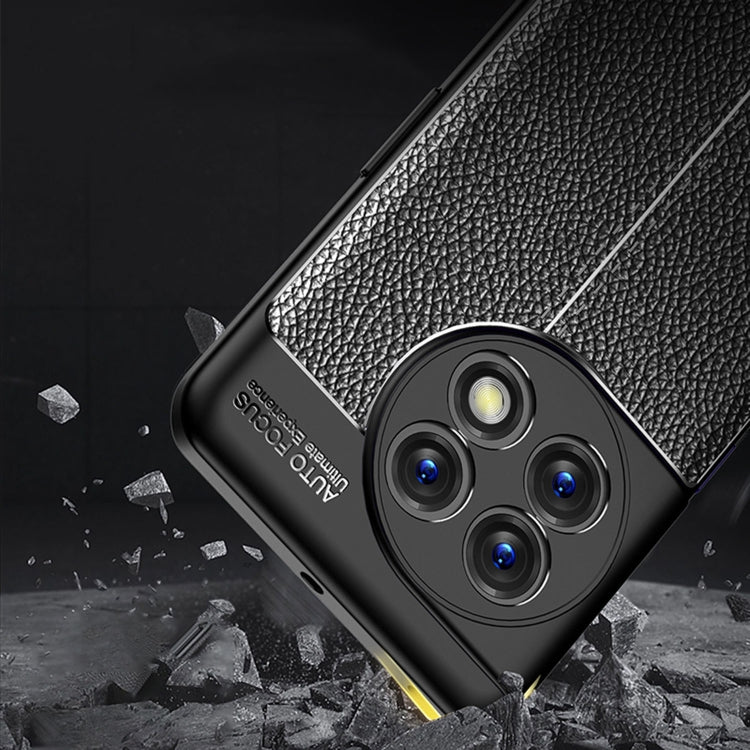 For OnePlus 11 5G Litchi Texture Shockproof TPU Phone Case(Black)