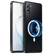 For Samsung Galaxy Note10+ MagSafe Magnetic Frosted Metal Phone Case(Black) - Galaxy Phone Cases by PMC TechLife | Online Shopping South Africa | PMC TechLife