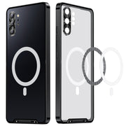 For Samsung Galaxy Note10+ MagSafe Magnetic Frosted Metal Phone Case(Black)