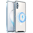 For Samsung Galaxy Note10+ MagSafe Magnetic Frosted Metal Phone Case(Blue) - Galaxy Phone Cases by PMC TechLife | Online Shopping South Africa | PMC TechLife
