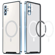 For Samsung Galaxy Note10+ MagSafe Magnetic Frosted Metal Phone Case(Blue)