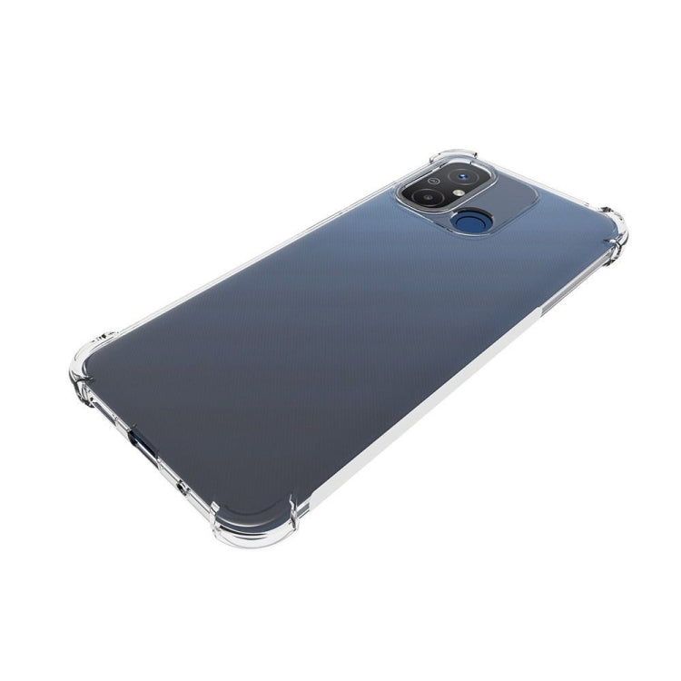 For Xiaomi Redmi 12C Shockproof Non-slip Thickening TPU Phone Case(Transparent)