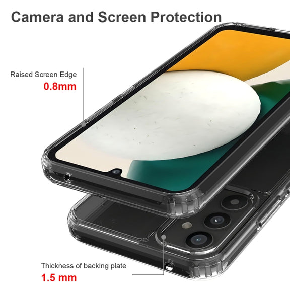 For Samsung Galaxy A34 5G Shockproof Scratchproof TPU + Acrylic Phone Case(Transparent)
