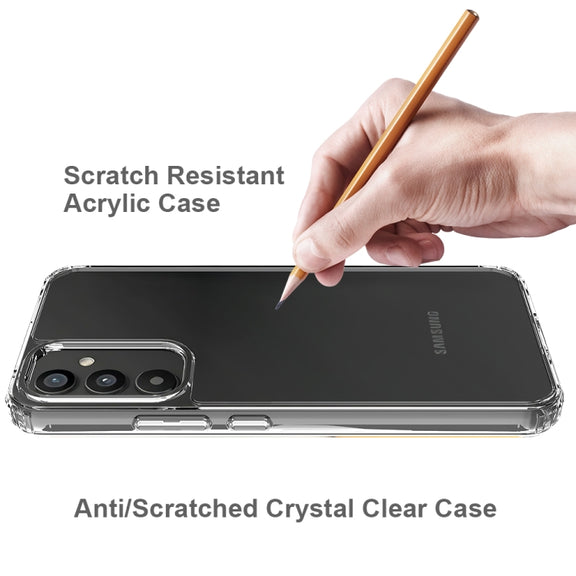 For Samsung Galaxy A34 5G Shockproof Scratchproof TPU + Acrylic Phone Case(Transparent)