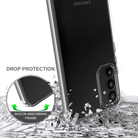 For Samsung Galaxy A34 5G Shockproof Scratchproof TPU + Acrylic Phone Case(Transparent)