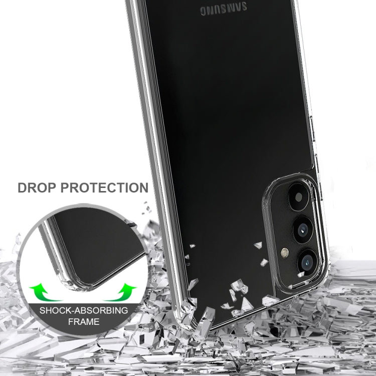For Samsung Galaxy A34 5G Shockproof Scratchproof TPU + Acrylic Phone Case(Transparent)