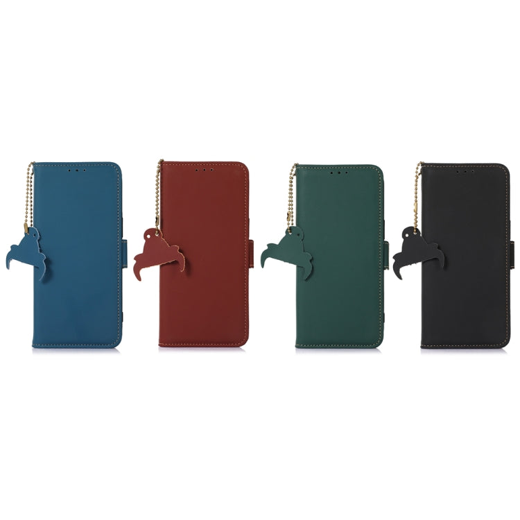 For Xiaomi 13 Pro Genuine Leather Magnetic RFID Leather Phone Case(Coffee)